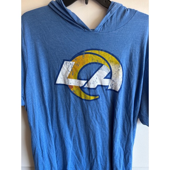 Matthew Stafford #9 Los Angeles Rams Hooded T-Shirt Football NFL Super Bowl - Picture 5 of 7